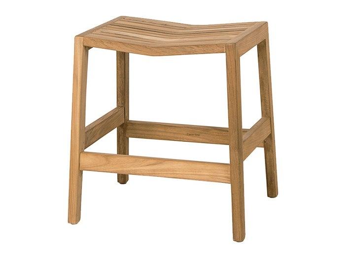 Cane Line Flip Teak Stackable Stool