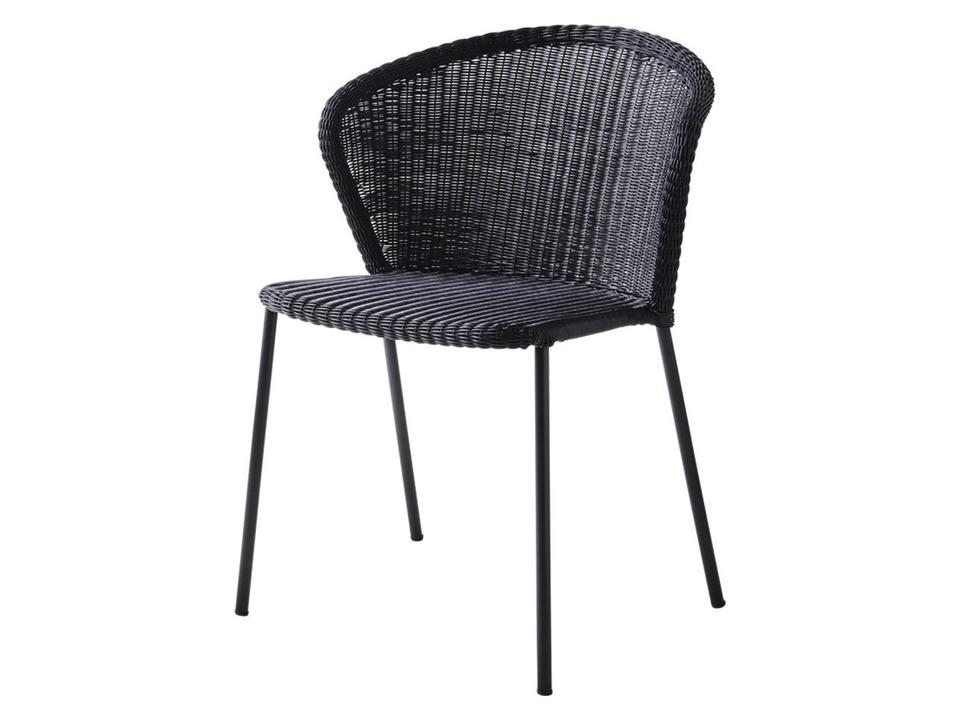 Cane-line Lean Dining Side Chair in Black