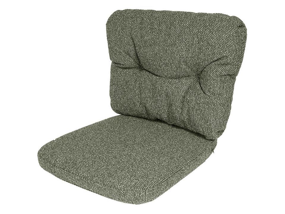 Basket/Moments/Ocean Dark Green Wove Chair Cushion Set