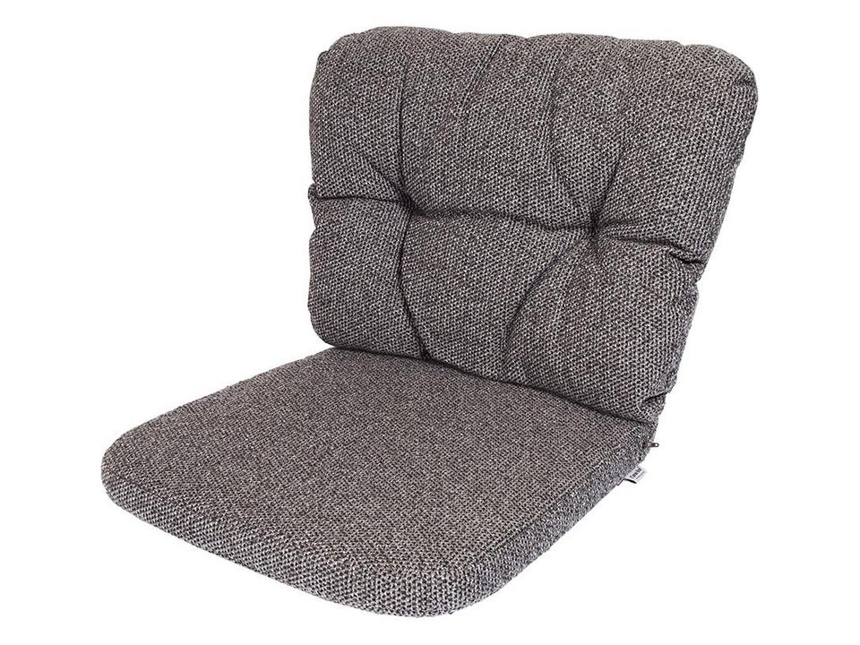 Basket/Moments/Ocean Dark Grey Wove Chair Cushion Set