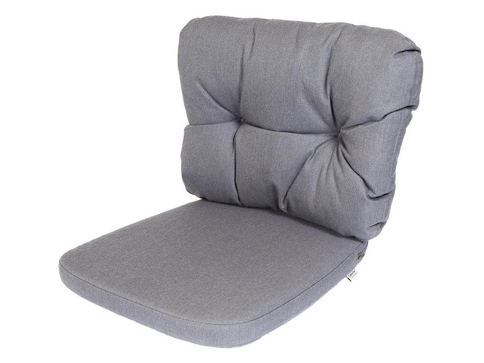 Basket/Moments/Ocean Grey Natte Chair Cushion Set