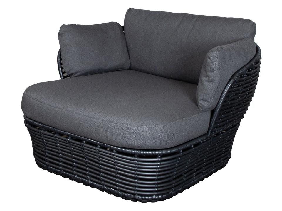 Basket Graphite Weave Lounge Chair