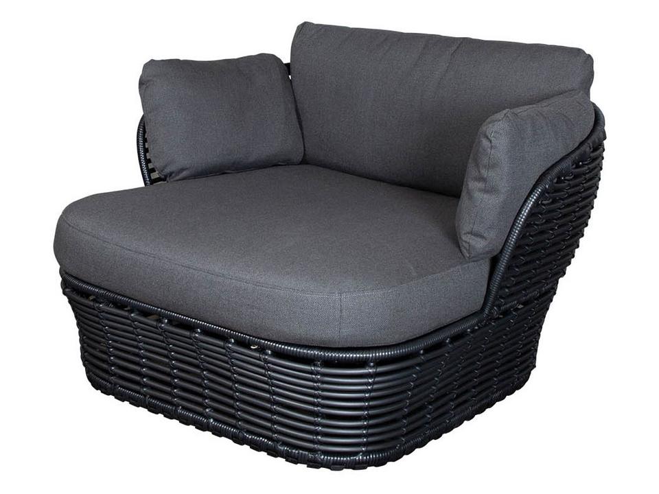 Basket Graphite Weave Lounge Chair