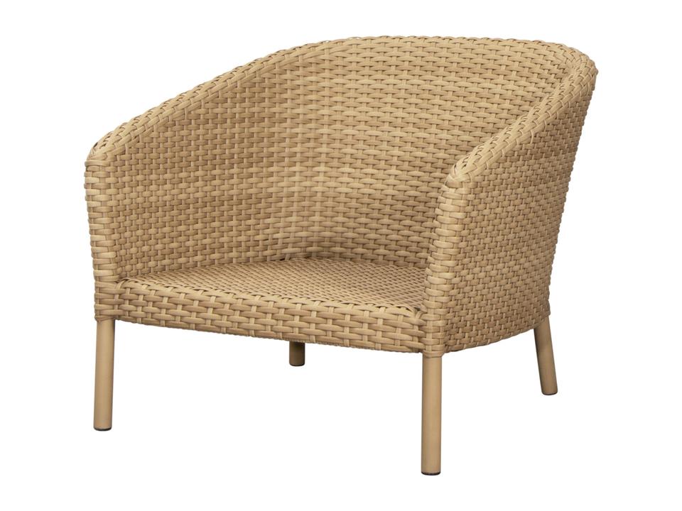 Ocean Large Flat Weave Lounge Chair in Natural
