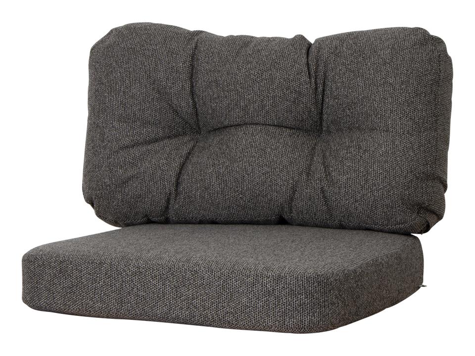Ocean Dark Grey Wove Large Lounge Chair Cushion Set