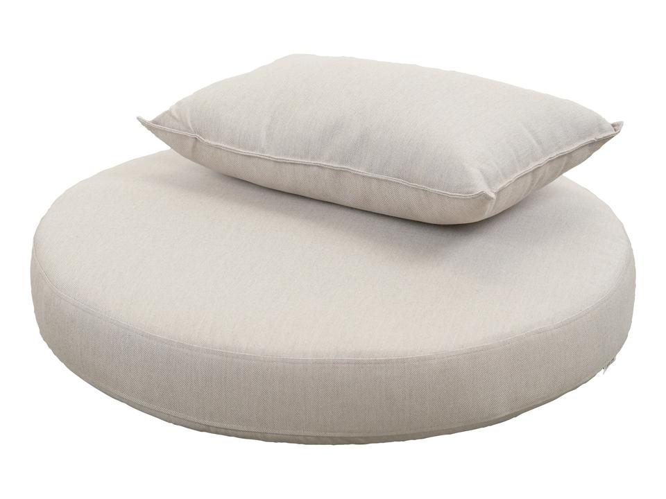 Kingston Sand Natte Sunchair Cushion Set