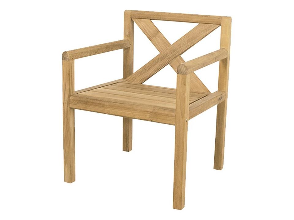 Grace Teak Dining Arm Chair