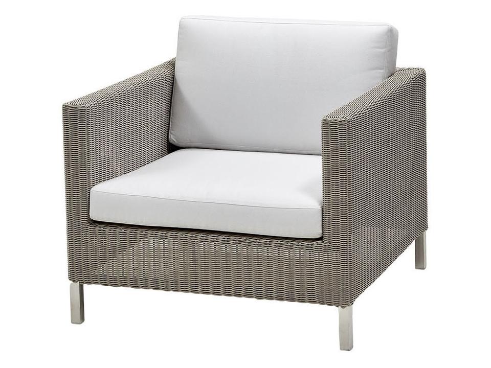 Connect Lounge Chair with Taupe Weave