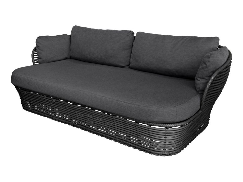 Cane-line Basket 2-Seater Sofa with Graphite Weave