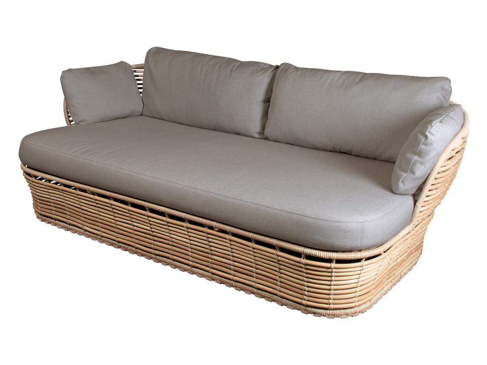 Cane Line Basket Natural Weave 2-Seater Sofa