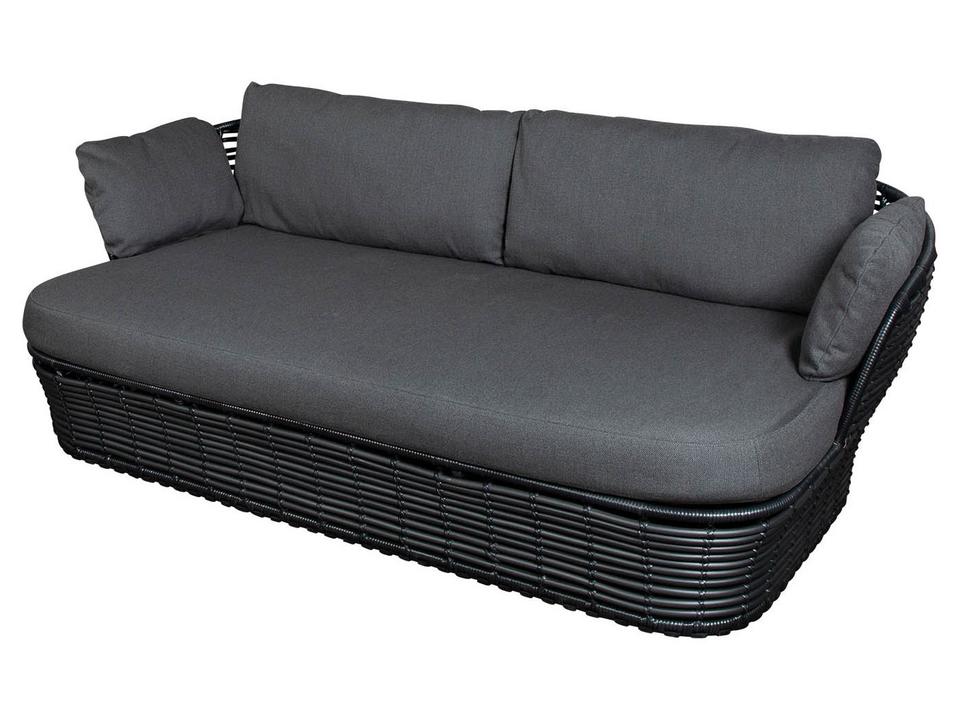 Basket Graphite Weave 2-Seater Sofa