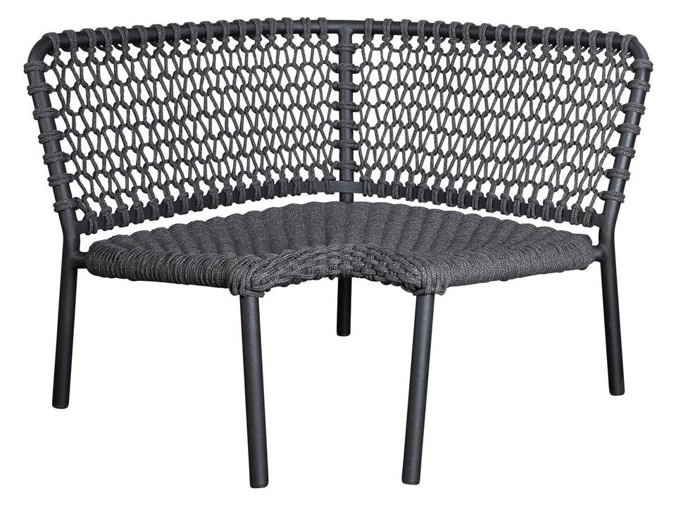 Ocean Corner Module with Dark Grey Soft Rope