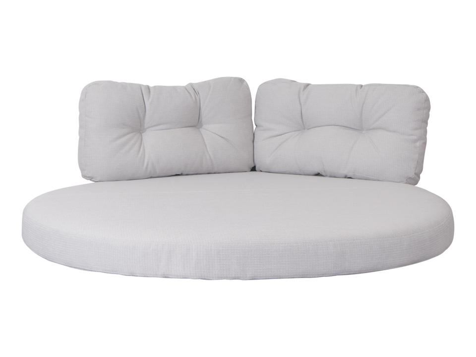 Ocean White Grey Link Large Daybed Cushion Set