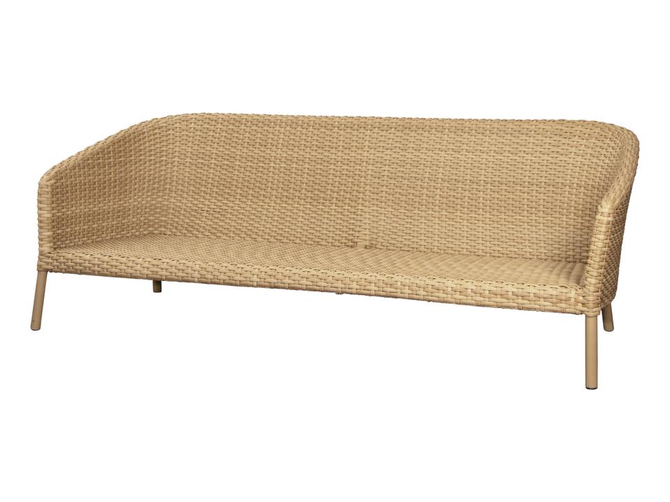 Cane-line Ocean Large 3-Seater Sofa in Natural Flat Weave