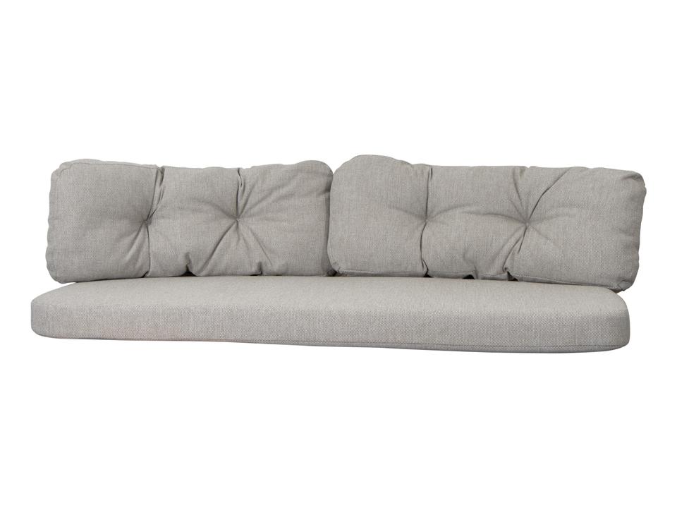 Ocean Light Brown Wove Large 3-Seater Sofa Cushion Set