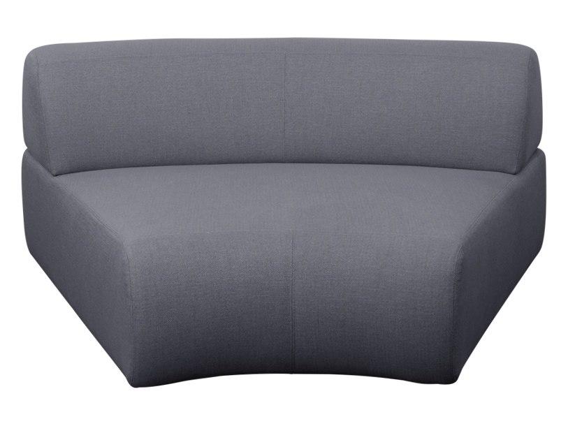 Cane-line Mellow AirTouch Sofa Center Module in Mellow Grey
