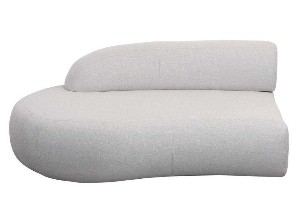 Cane Line Mellow Right Sofa Module with Short Backrest in Sand