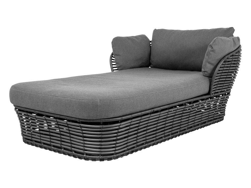 Basket Daybed with Graphite Weave