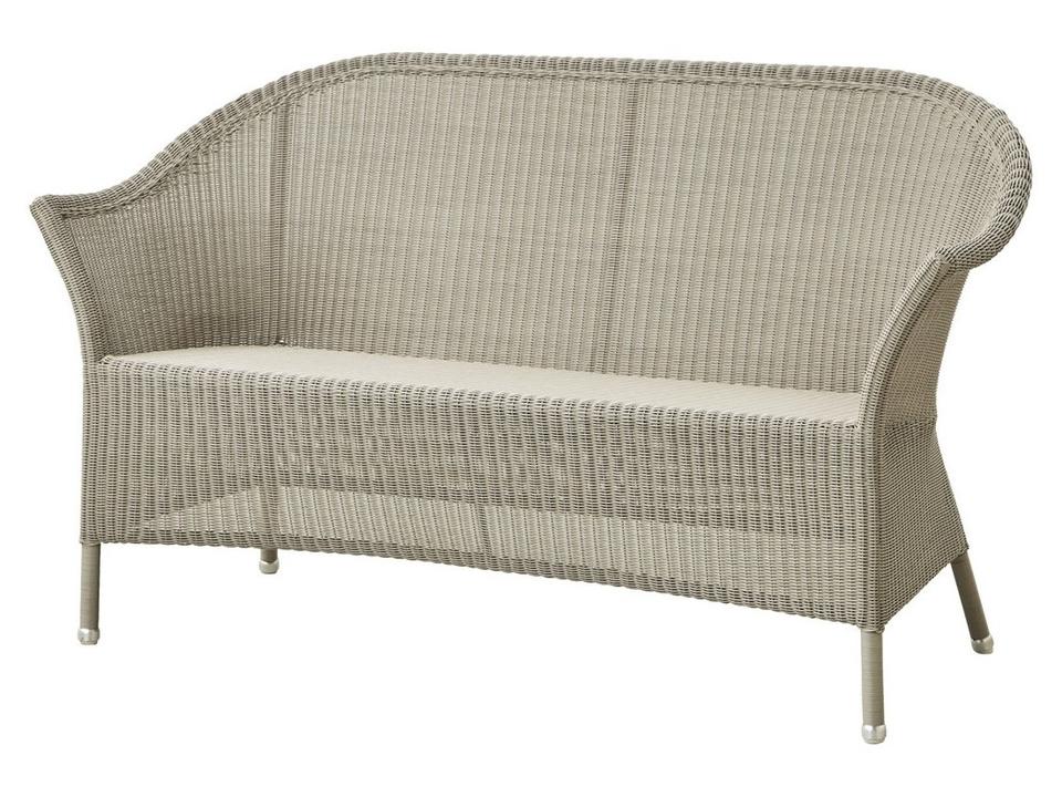 Lansing Taupe Weave 2-Seater Sofa