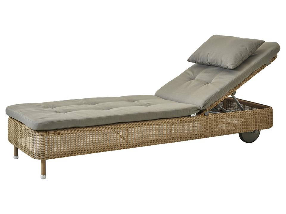 Cane-line Presley Natural Weave Sunbed