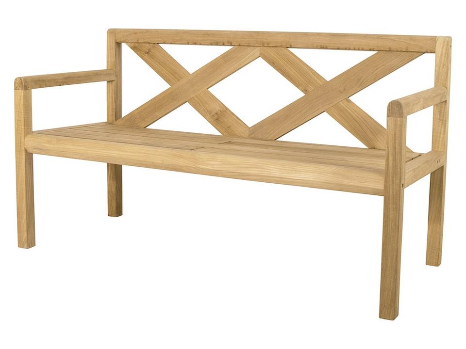 Grace 2-Seat Outdoor Bench in Grade A Teak by Foersom and Hiort-Lorenzen MDD
