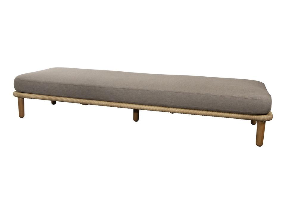 Cane-line Arch 3-Seater Sofa Module with Flat Weave and Teak