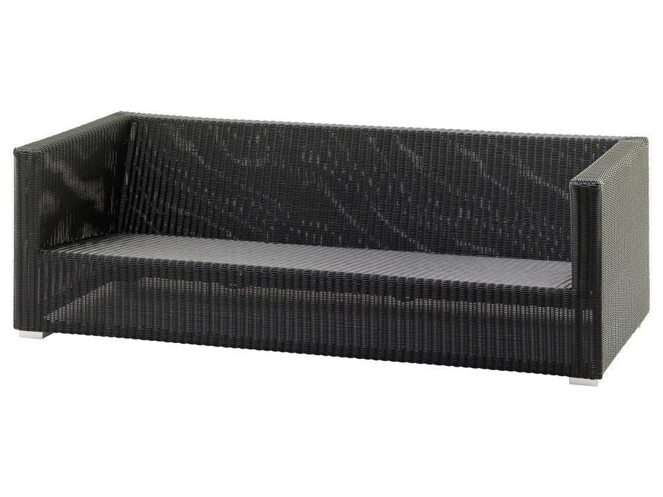 Cane-line Chester Graphite Weave 3-Seater Sofa