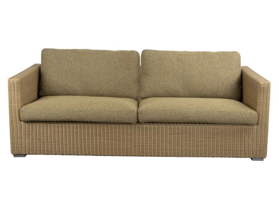 Chester Natural Cane-line Weave 3-Seater Sofa