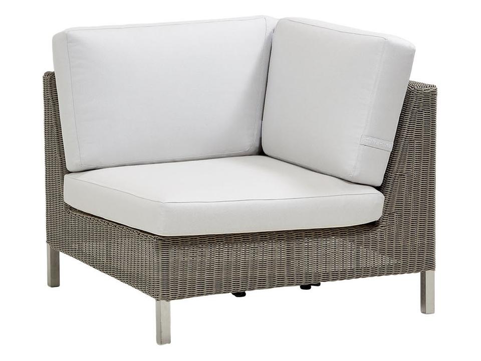 Connect Taupe Wicker Corner Lounge Module
