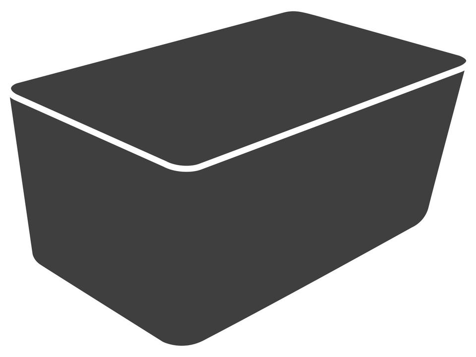 Cane-line Cover 15 Space Module Furniture Cover 73-Inch in Black