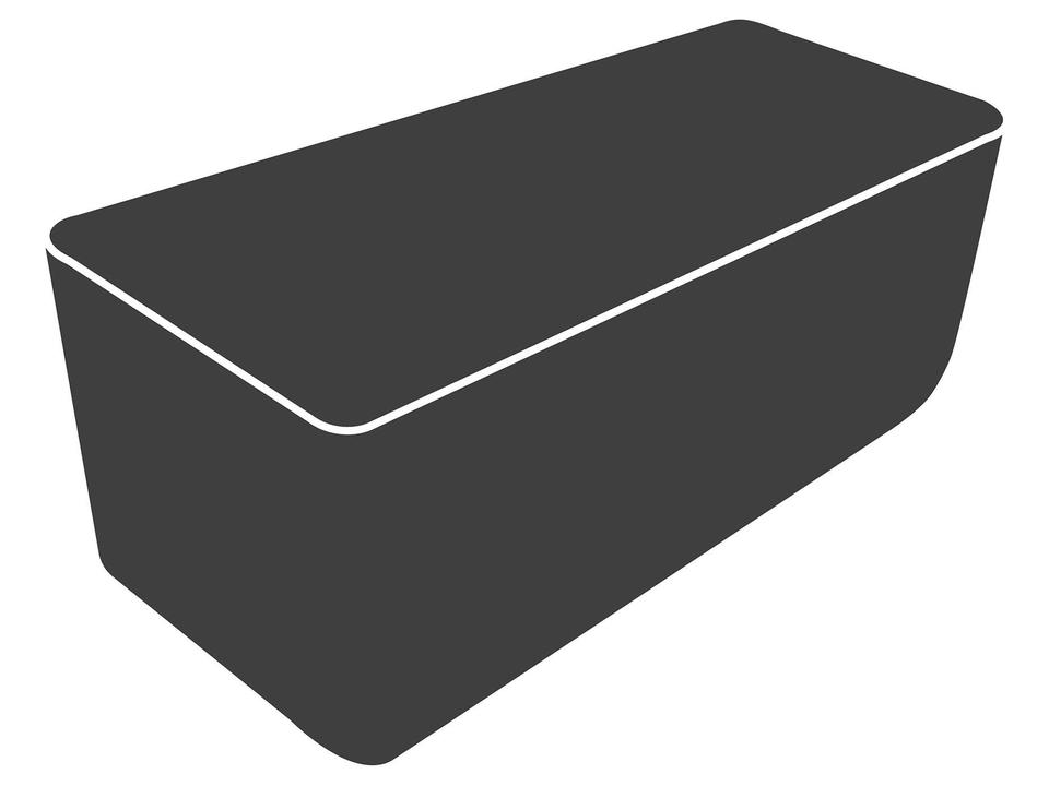 Basket Polyester Black Sofa Cover
