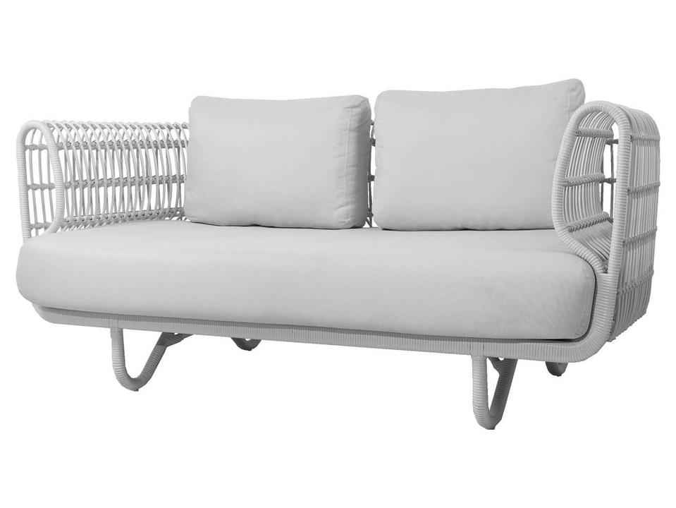 Nest 2-Seater Sofa with White Cane-line Weave