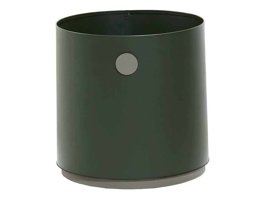Grow Dark Green/Taupe Aluminium Planter Small