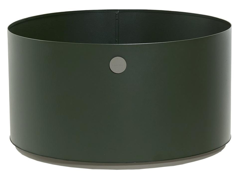 Grow Dark Green/Taupe Aluminium Planter Large