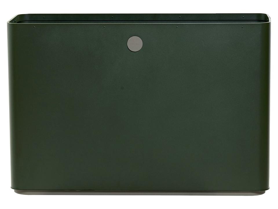 Grow Dark Green/Taupe Aluminium Planter Rect.