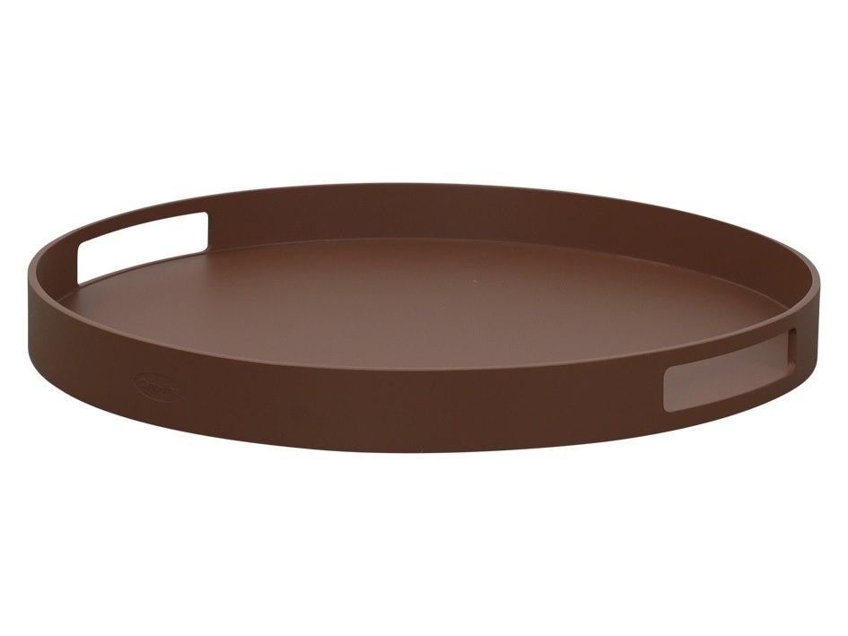 Club Desert Red Aluminium Tray Round