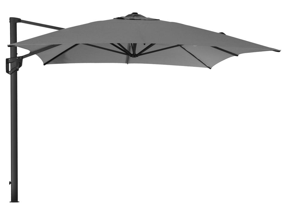 Hyde Grey Aluminium Luxe Hanging Parasol
