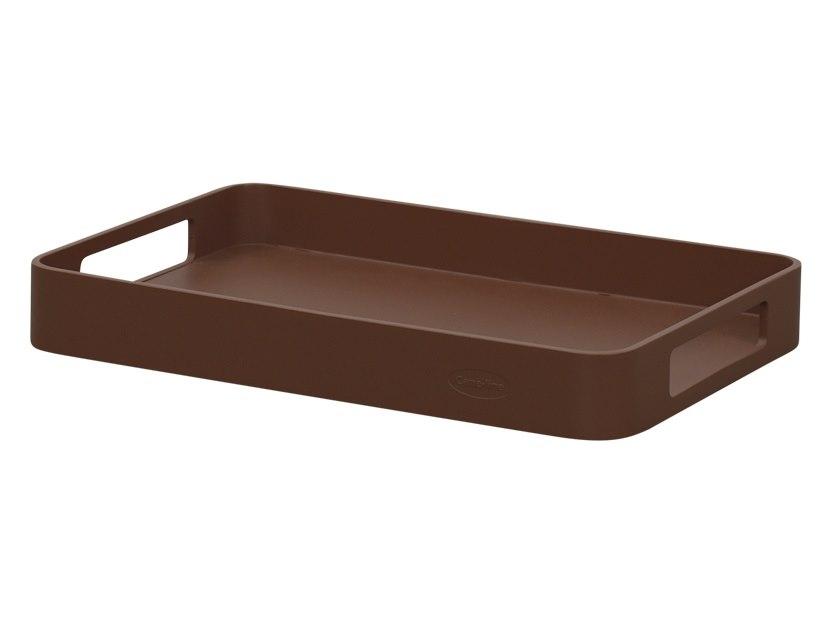 Club Desert Red Aluminium Tray Rect. Small