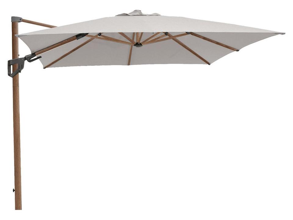 Hyde Wood Look Aluminium Pole Luxe Hanging Parasol