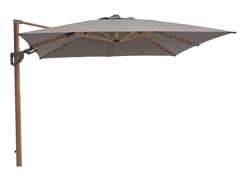 Hyde Wood Look Aluminium Pole Luxe Hanging Parasol