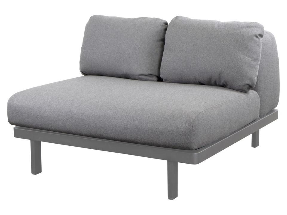 Space Light Grey AirTouch Aluminum Single Modular Sofa