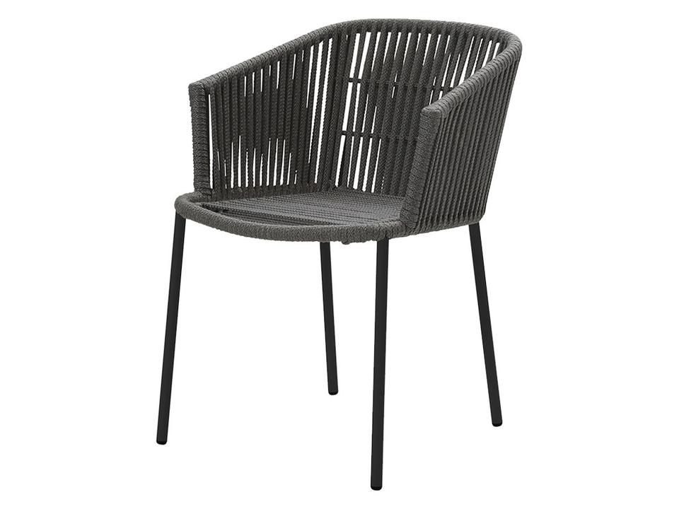 Moments Dark Grey Soft Rope Chair