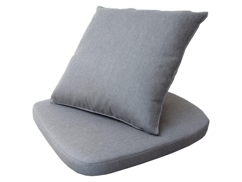 Moments Grey Natte Chair Cushion Set
