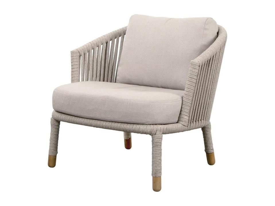 Cane Line Moments Sand Soft Rope Lounge Chair