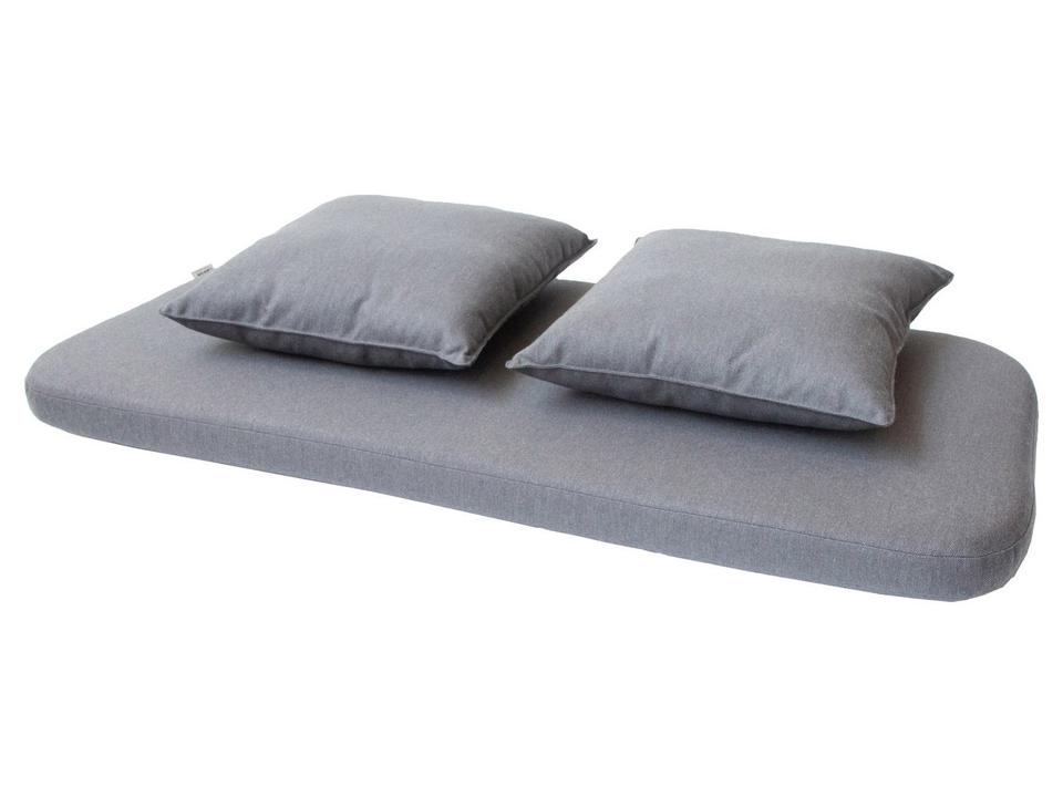 Moments Grey Natte Bench Cushion Set
