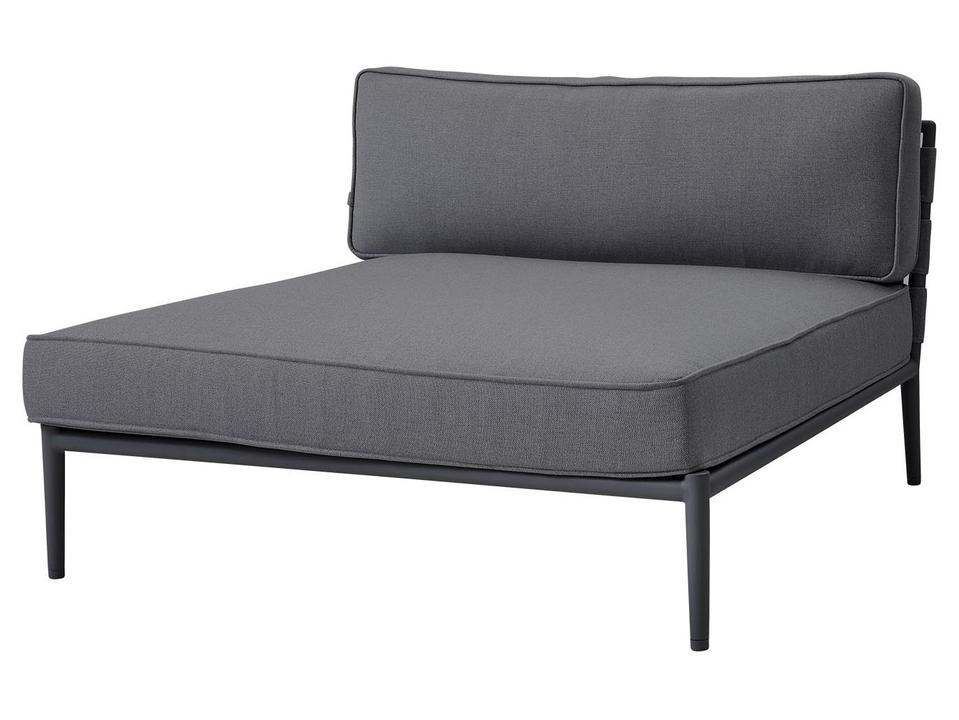 Cane-line Conic AirTouch Daybed Module in Grey