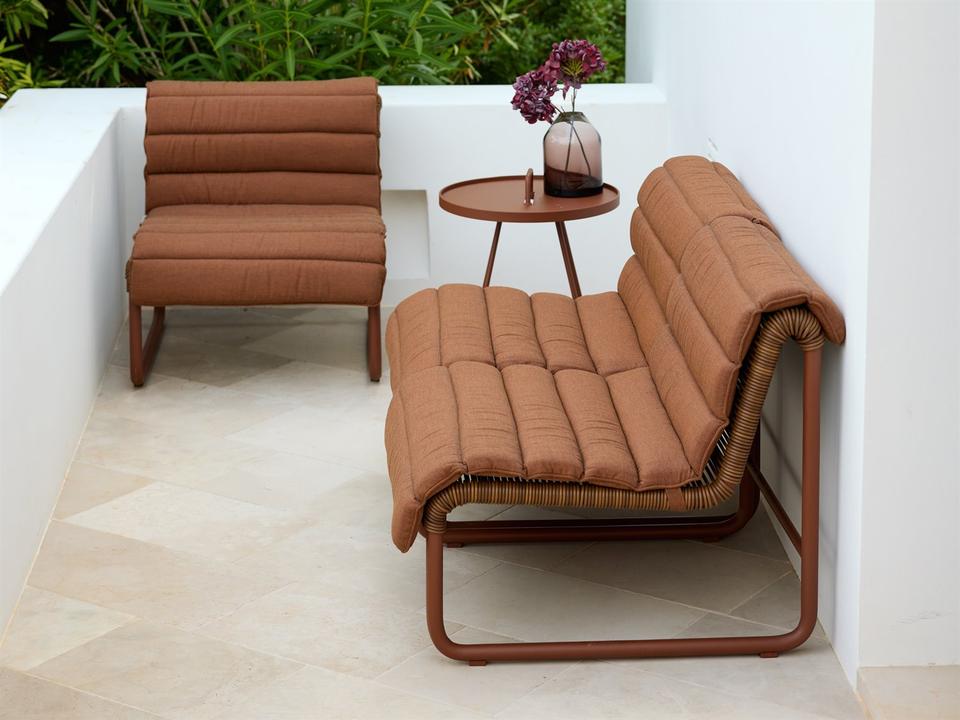Al Dente Desert Red Aluminum Lounge Set