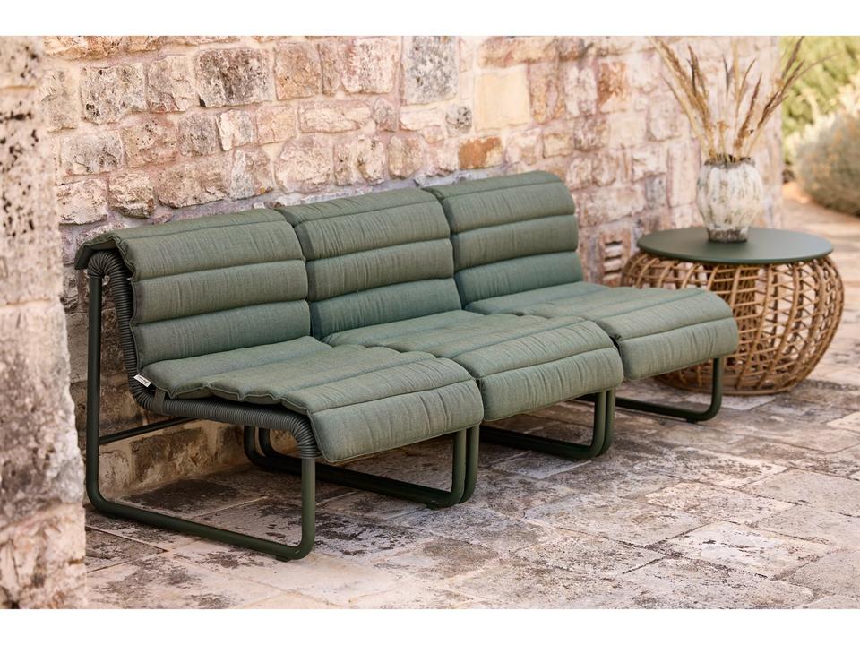 Al Dente Dark Green Aluminum Lounge Set