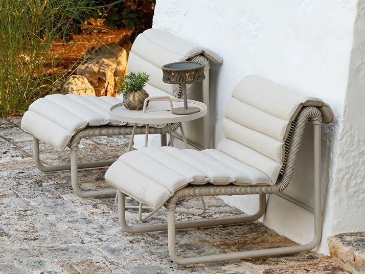 Al Dente Sand Aluminum Lounge Set