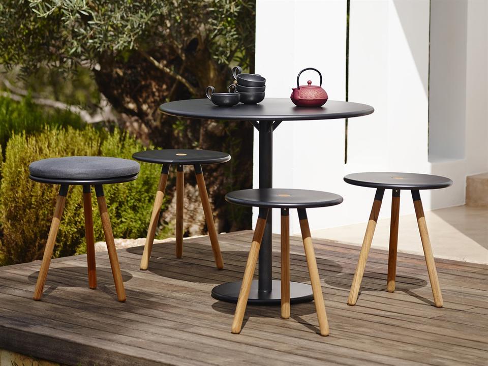 Area Aluminum Teak Dining Set